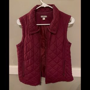 Dark Pink Bubble Vest